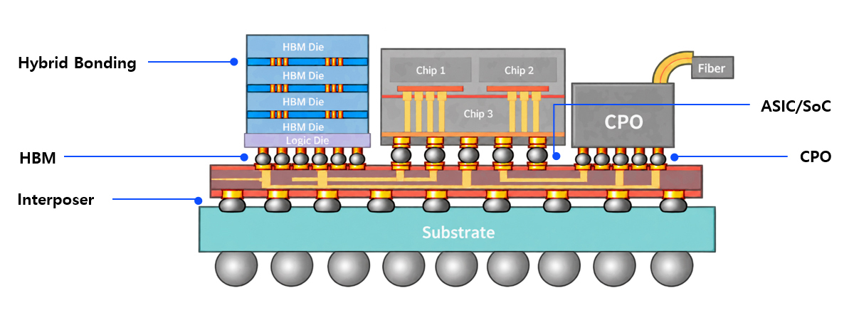 Advanced package cross-section
